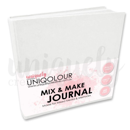 Uniquely Creative Uniqolour 6x6 Mix & Make Journal - White