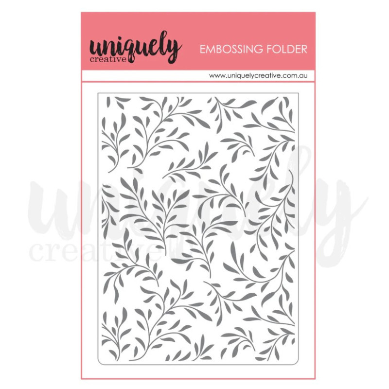 Uniquely Creative Embossing Folder - Foliage