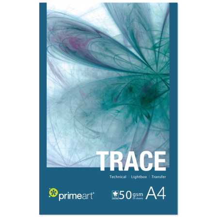 A4 Prime Art Trace Pad 50gsm 25 Sheets