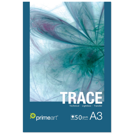 A4 Prime Art Trace Pad 50gsm 25 Sheets
