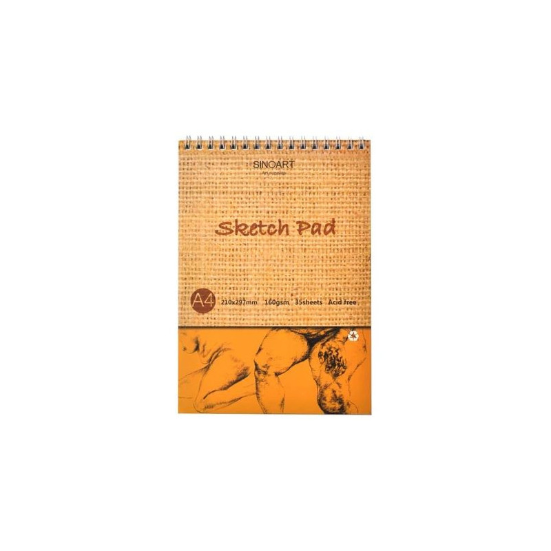 Sinoart A4 Sketch Pad 160gsm - 35 Sheets