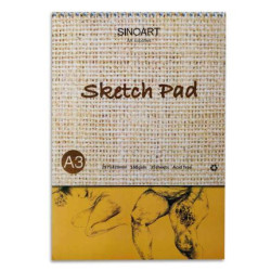 Sinoart A3 Sketch Pad 160gsm - 35 Sheets