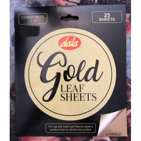 Dala Gold Leaf 25 Sheets - Copper