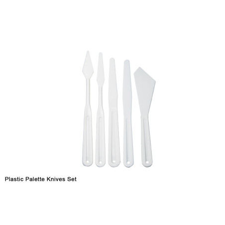 Dala Plastic Palette Knife Econo Set