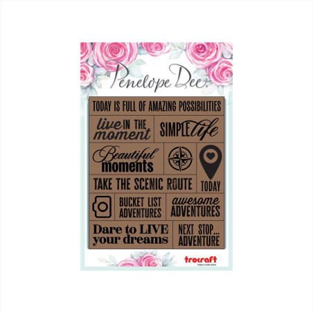 Penelope Dee Serendipity Acrylic Journal Strips