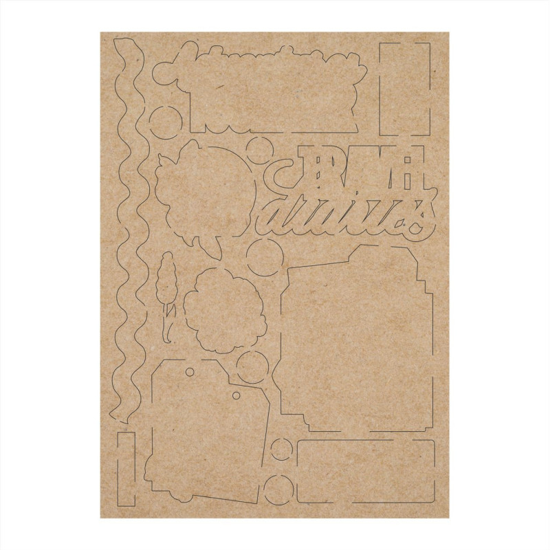 Penelope Dee Serendipity Kraft Backing for Sticker Sheet