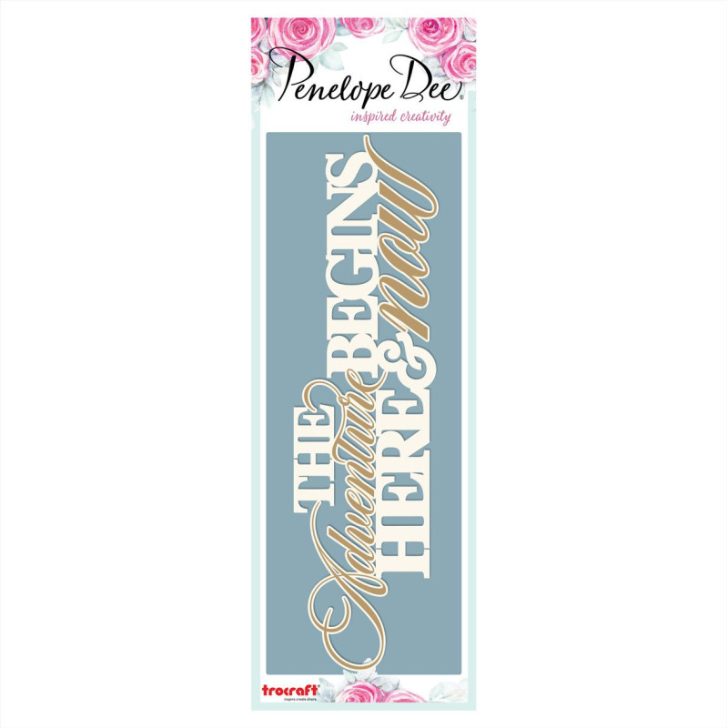 Penelope Dee Serendipity Chipboard Sentiment Words
