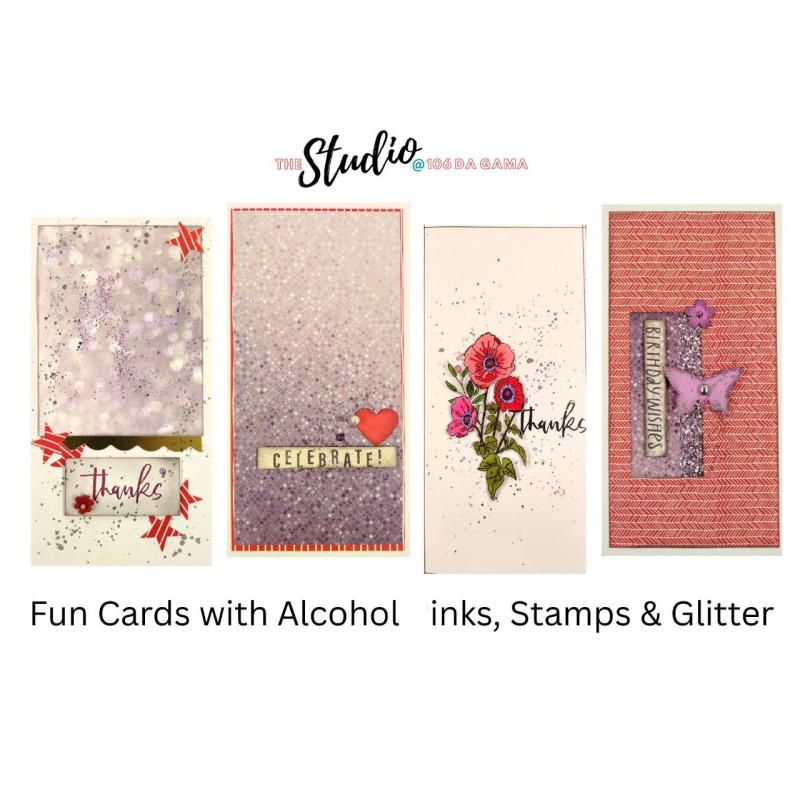 Scrapbook Studio Alcohol Inks Cardmaking Kit