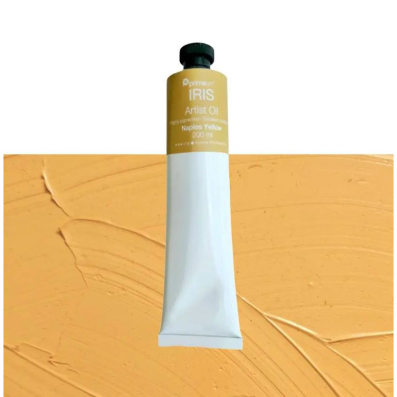 Primeart Iris Oil 200ml Naples Yellow