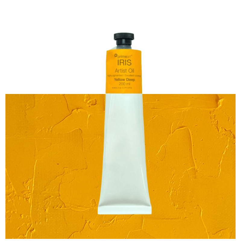Primeart Iris Oil 200ml Yellow Deep