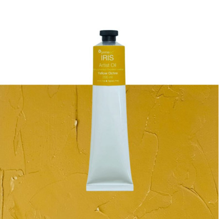 Primeart Iris Oil Paint 200ml Yellow Ochre