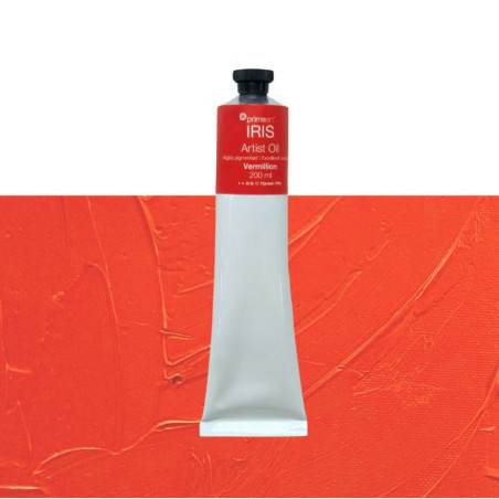 Primeart Iris Oil Paint Vermillion