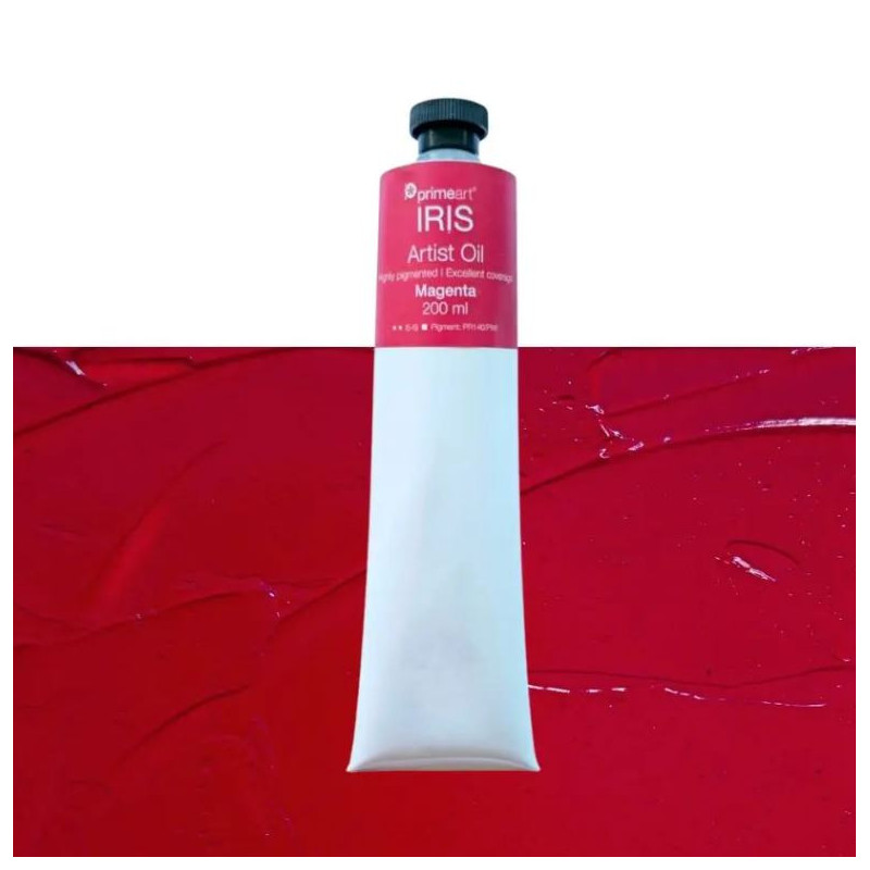 Primeart Iris Oil Paint 200ml Magenta