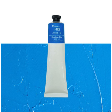 Primeart Iris Oil Paint Cerulean Blue