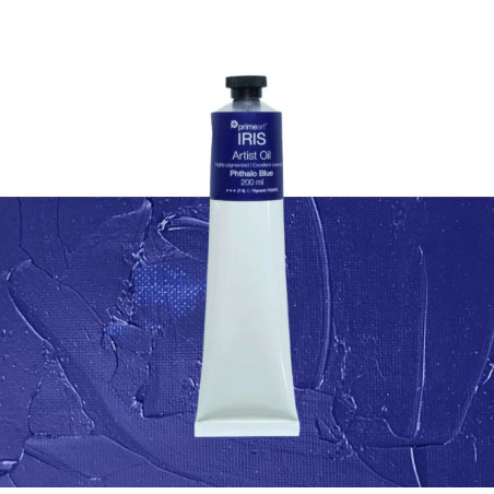 Primeart Iris Oil Paint 200ml Phthalo Blue