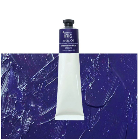 Primeart Iris Oil Paint 200ml Ultramarine Blue