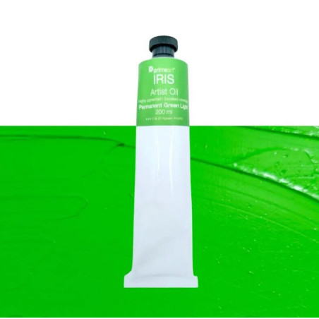 Primeart Iris Oil Paint 200ml Permanent Green Light
