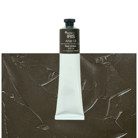 Primeart Iris Oil Paint 200ml Raw Umber