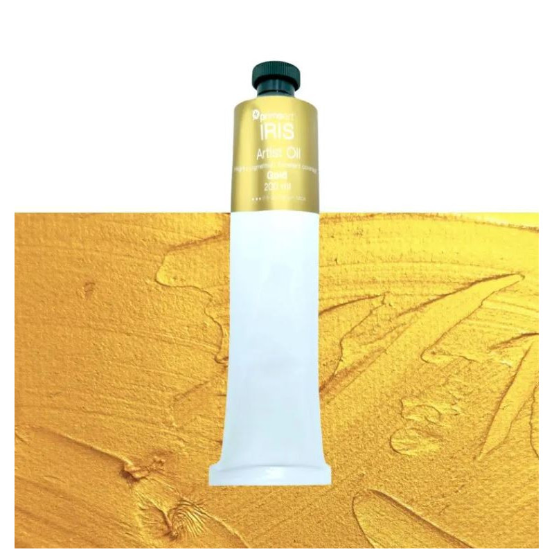Primeart Iris Oil Paint 200ml Gold