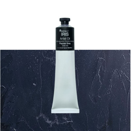 Primeart Iris Oil Paint 200ml Paynes Grey
