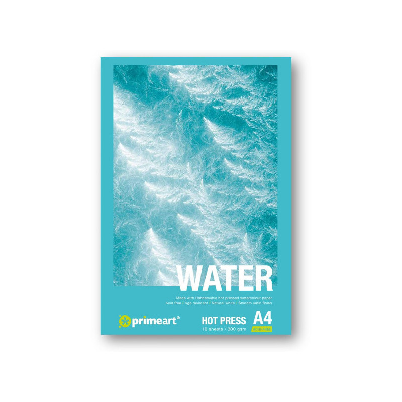 PrimeArt Water Pad Hot Pressed 10 sheets A4