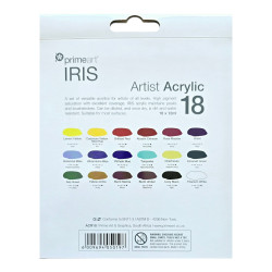 Primeart IRIS Artist Acrylic Sets 12ml x 18pcs