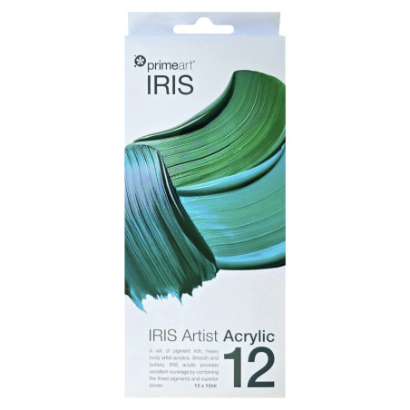 Primeart IRIS Artist Acrylic Sets 12ml Set of (12 Assorted)