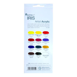 Primeart IRIS Artist Acrylic Sets 12ml Set of (12 Assorted)