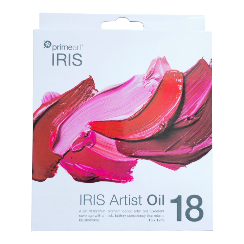 Prime Art Oil Paint Sets 12ml (18 Assorted)