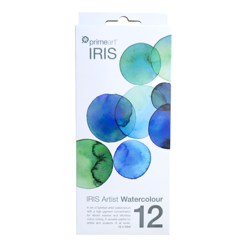 Primeart Watercolour Paint Sets 12ml (12 Assorted)