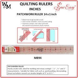 Sew Easy Ruler 14 inch