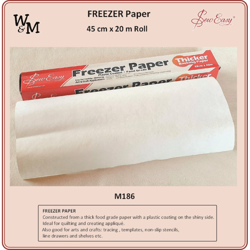 SEW EASY FREEZER Paper 45cm x 20m ROLL