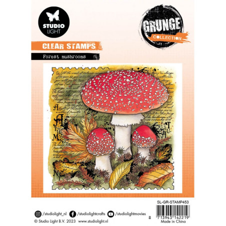 Studio Light Clear Stamp Forest Mushrooms