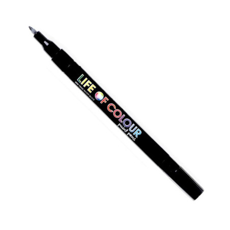 Life Of Colour Acrylic Paint Pens - Black 1mm