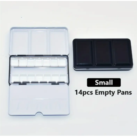 Scrapbook Studio Metal Travel Watercolor Palette Tin