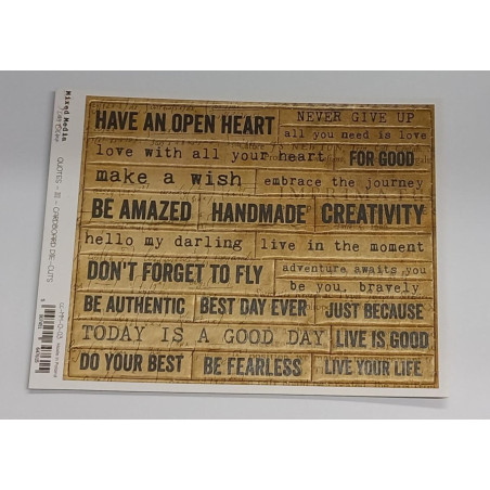 Craft o'clock Quotes Chipboard 03