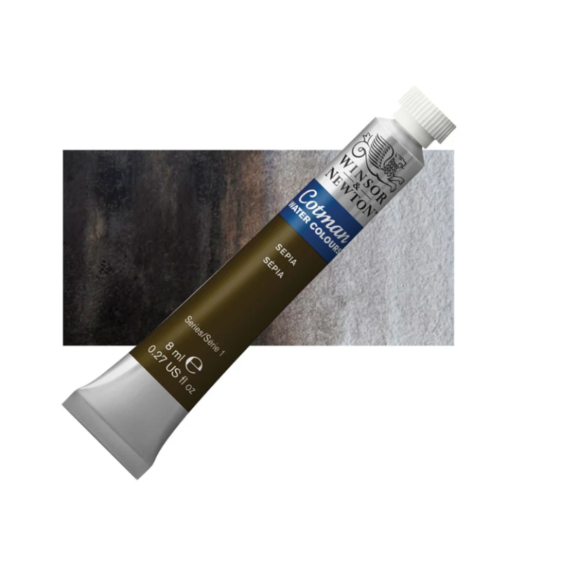 Winsor and Newton Cotman Watercolour 8ml Tube - Sepia