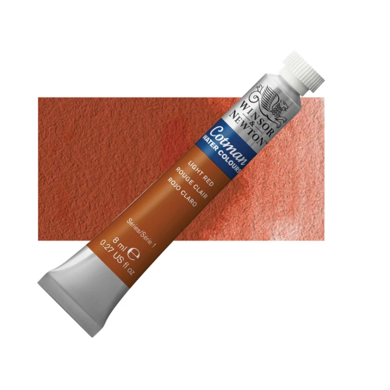 Winsor and Newton Cotman Watercolour 8ml Tube - Light Red