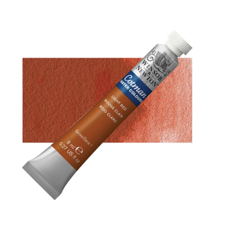 Winsor and Newton Cotman Watercolour 8ml Tube - Light Red