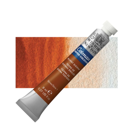 Winsor and Newton Cotman Watercolour 8ml Tube - Burnt Sienna