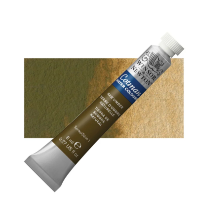 Winsor and Newton Cotman Watercolour 8ml Tube - Raw Umber