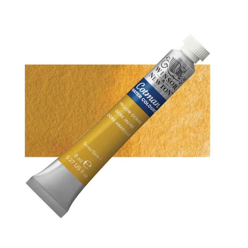 Winsor and Newton Cotman Watercolour 8ml Tube - Yellow Ochre