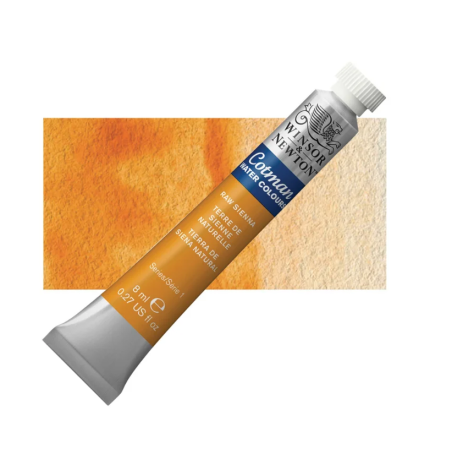 Winsor and Newton Cotman Watercolour 8ml Tube - Raw Sienna