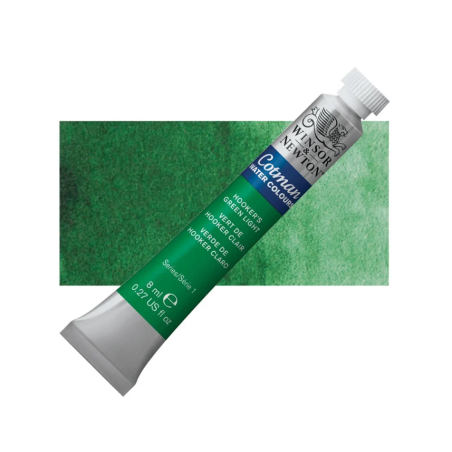 Winsor and Newton Cotman Watercolour 8ml Tube -Hookers Green Light