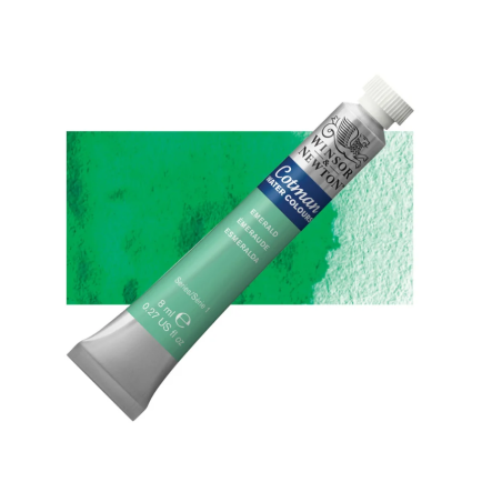 Winsor and Newton Cotman Watercolour 8ml Tube - Emerald
