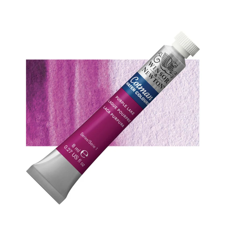 Winsor and Newton Cotman Watercolour 8ml Tube - Purple Lake