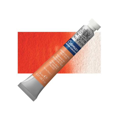 Winsor and Newton Cotman Watercolour 8ml Tube - Cadmium Red Pale Hue