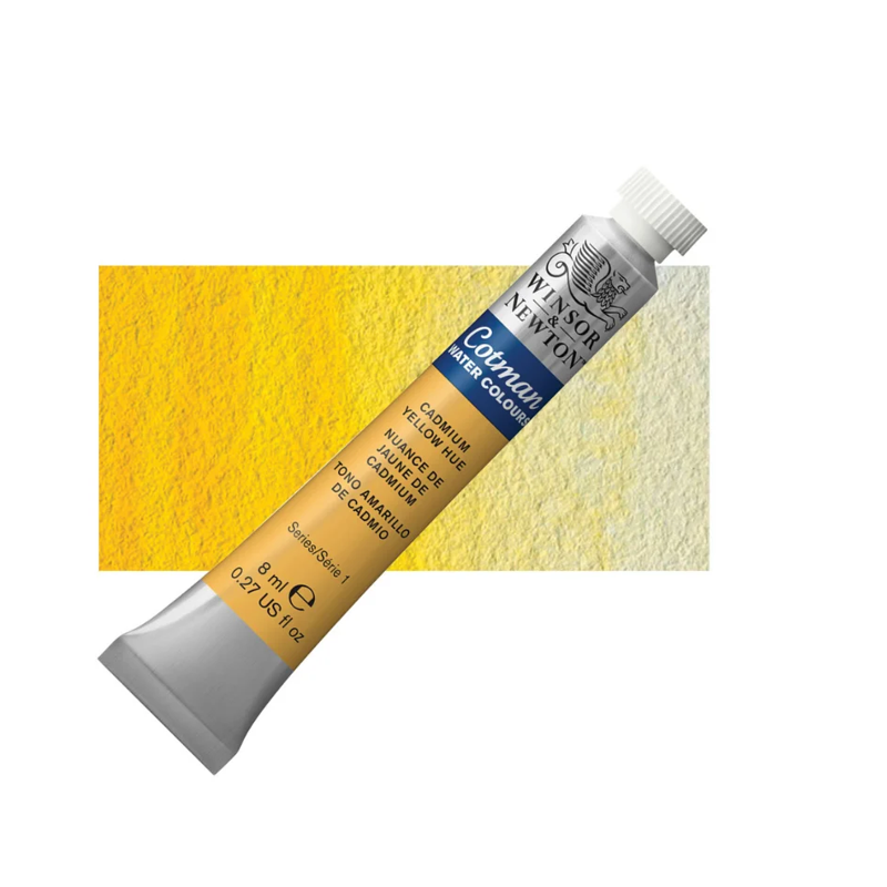 Winsor and Newton Cotman Watercolour 8ml Tube - Cadmium Yellow Hue