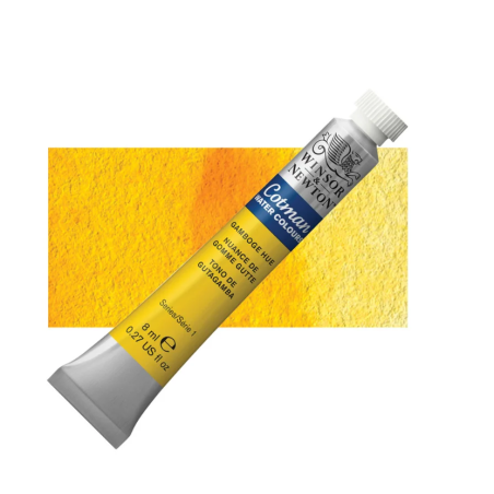 Winsor and Newton Cotman Watercolour 8ml Tube - Gamboge Hue
