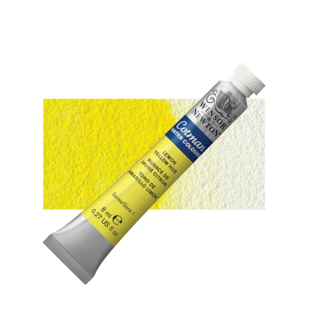 Winsor and Newton Cotman Watercolour 8ml Tube - Lemon Yellow Hue